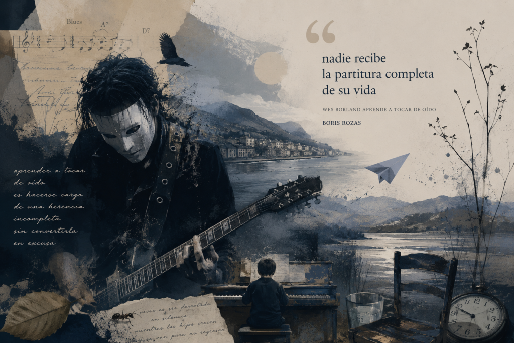 «Wes Borland aprende a tocar de oído», de Boris Rozas